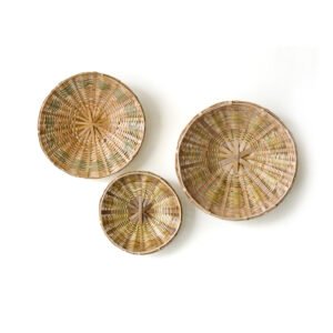 Bamboo Basket Wall Decor