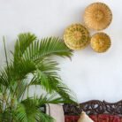 Bamboo Basket Wall Decor