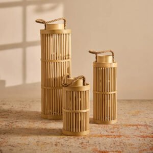 Bamboo Candle Holder 02
