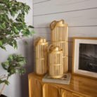 Bamboo Candle Holder 03